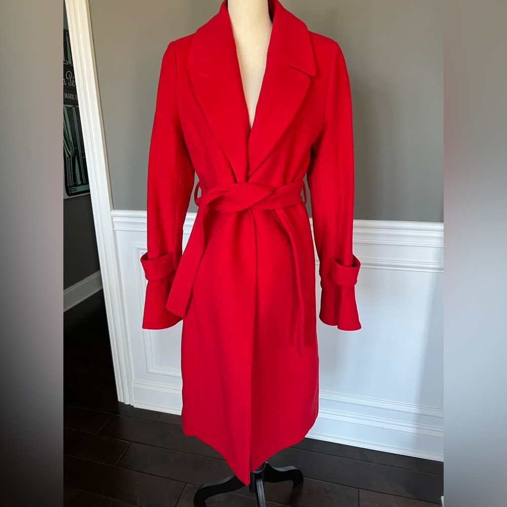 Joie wool wrap coat
